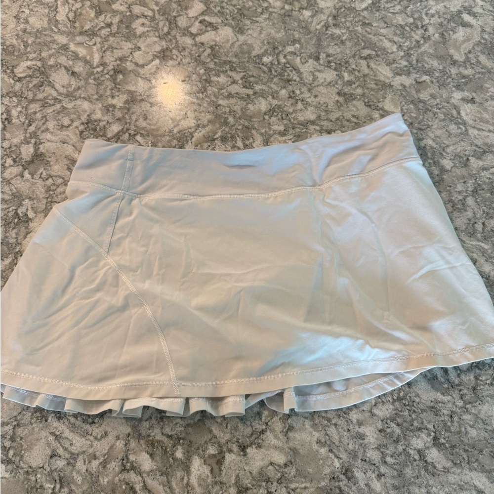Lululemon Womens Pace Skort Off White Golf Tennis Skirt Sporty Shorts 12 - Picture 3 of 6